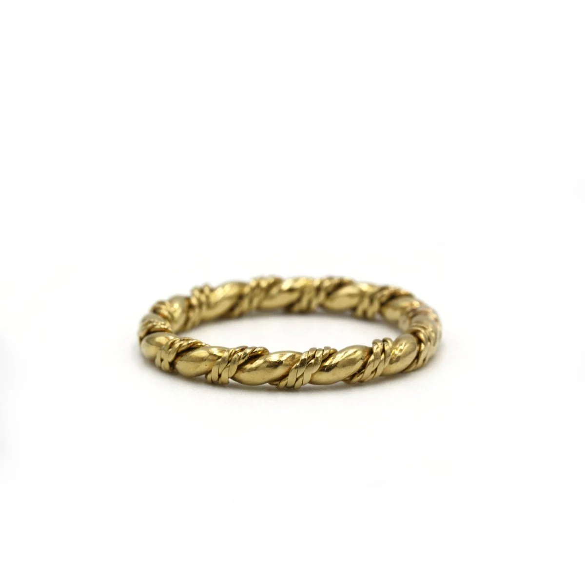 Bague torsadée - Or jaune