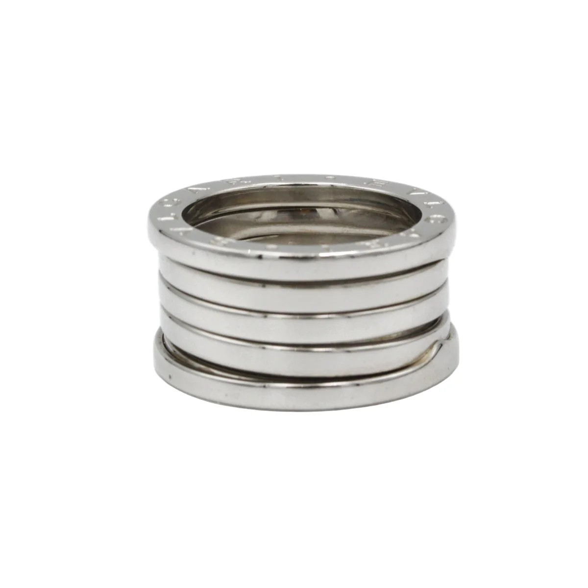 Bague Bandeau BULGARI "B.zero1" en or blanc