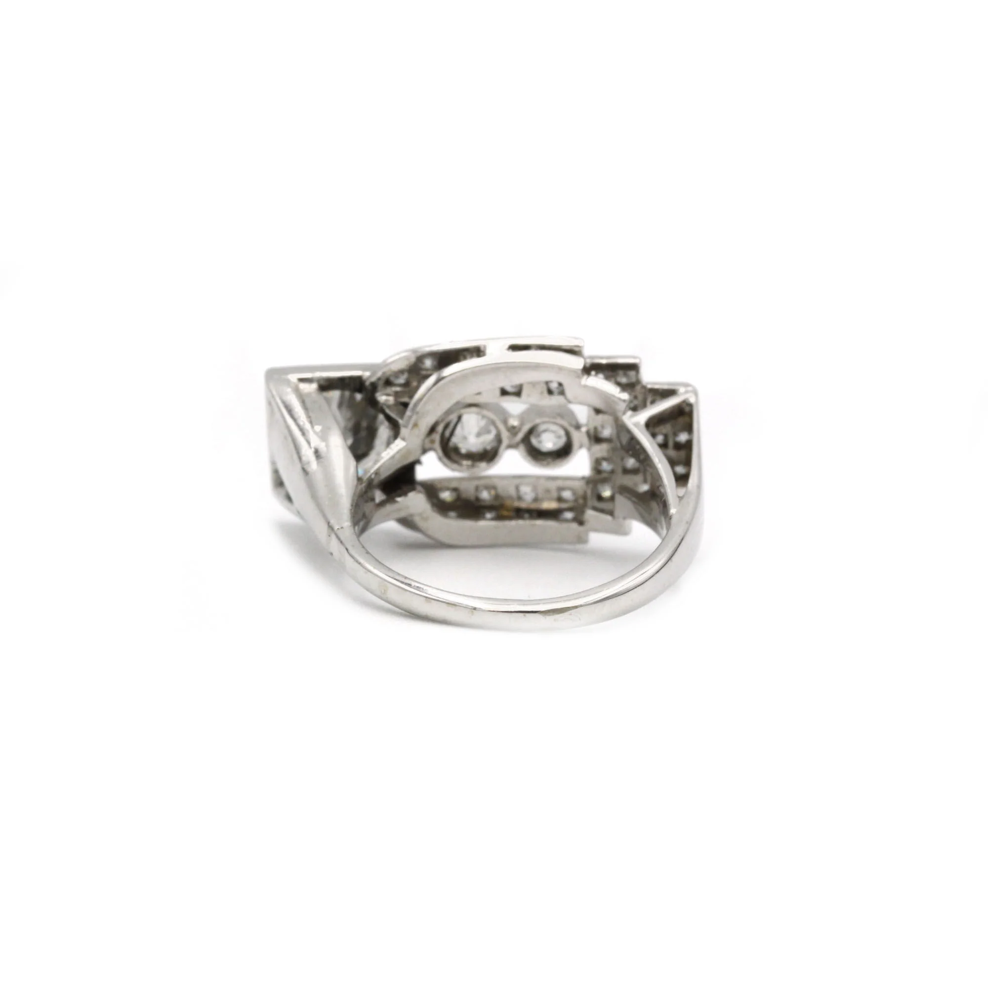 Bague - Or, Platine & Diamants - Image 3