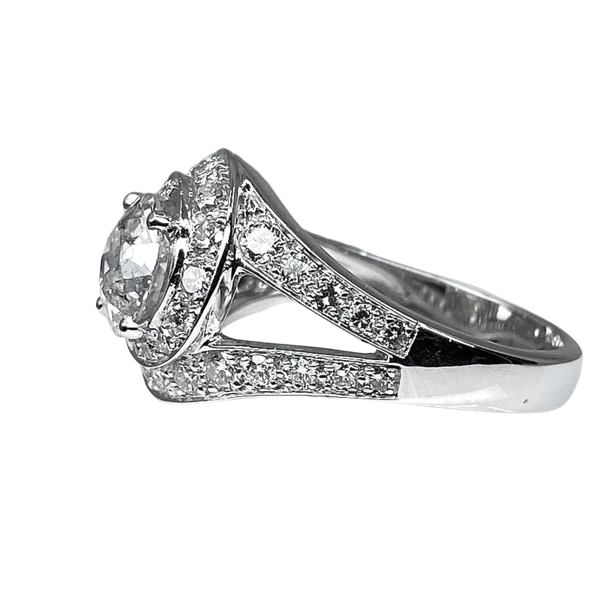 Bague tourbillon en or 18 carats en diamants - Image 5
