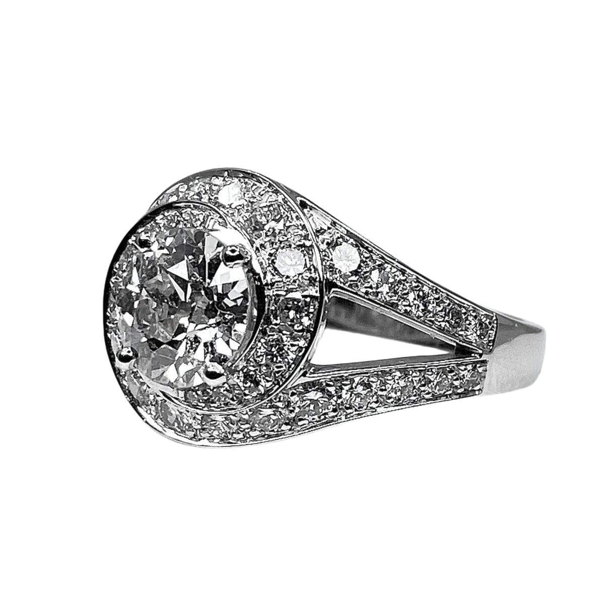Bague tourbillon en or 18 carats en diamants - Image 6