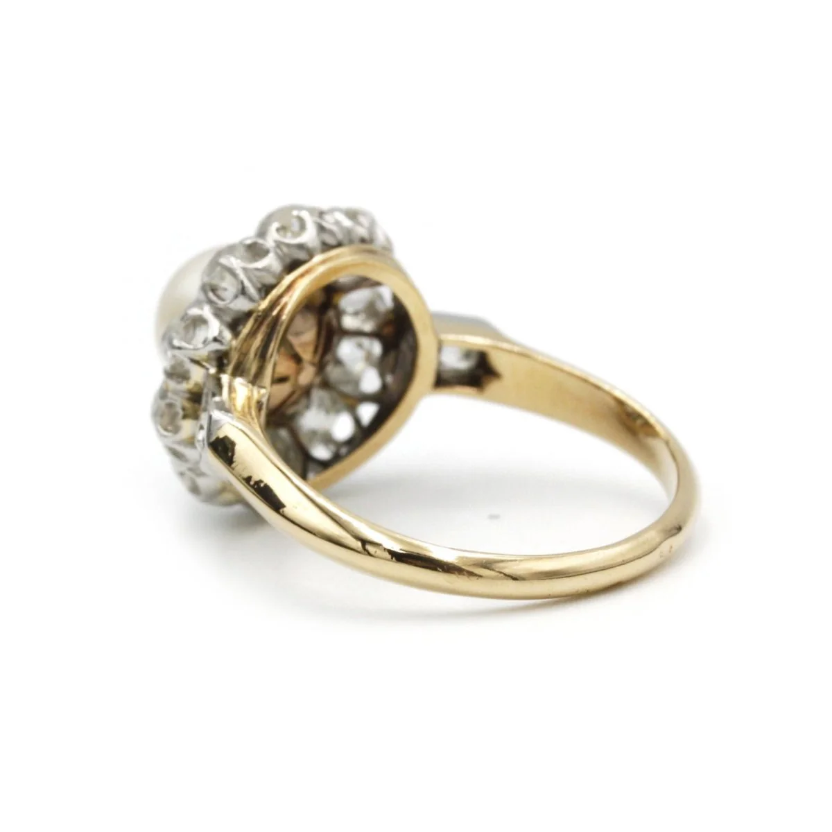 Bague - Or, Platine et diamants - Image 3