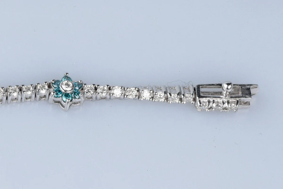 Bracelet en or blanc 18 carats - Image 3