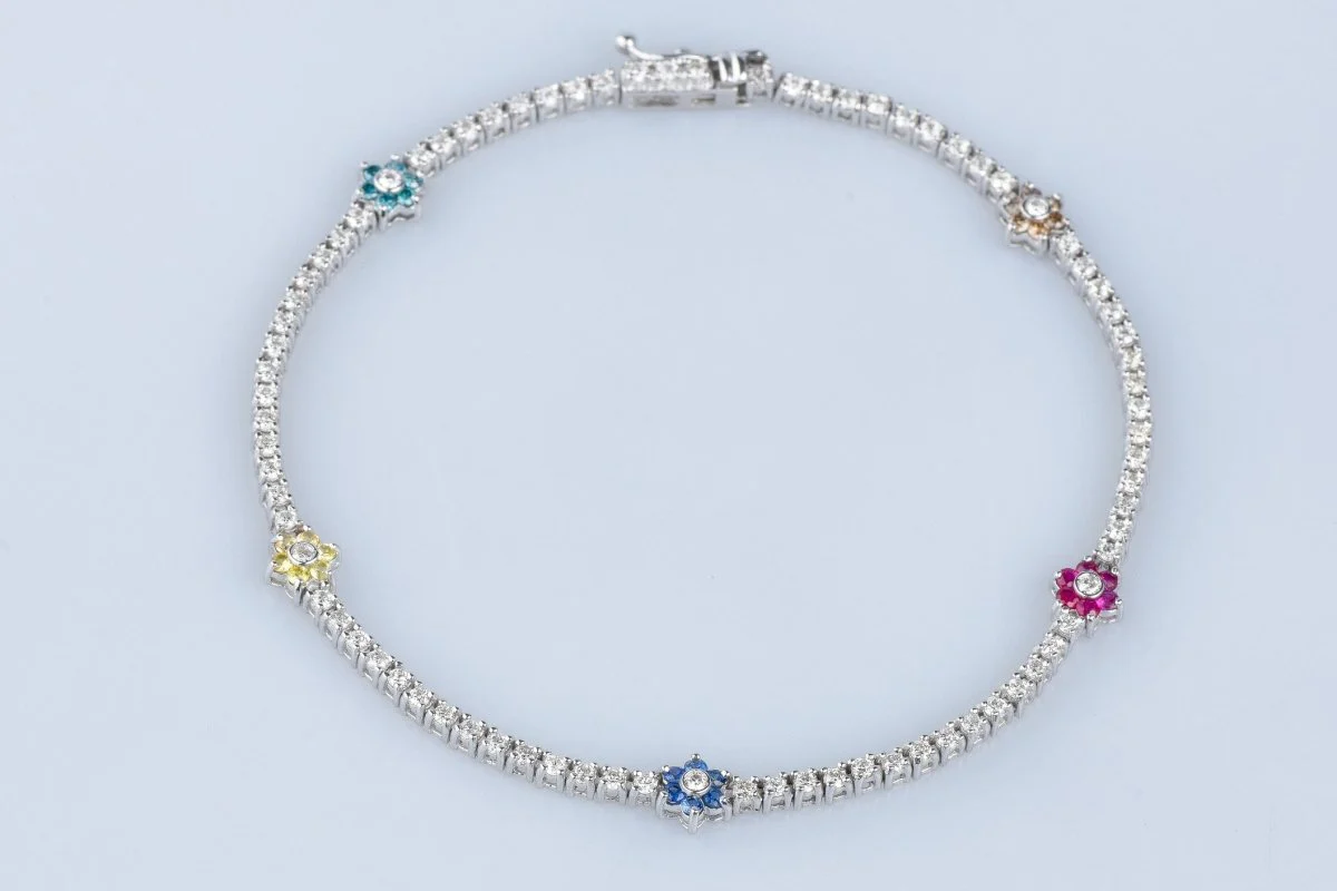 Bracelet en or blanc 18 carats - Image 4