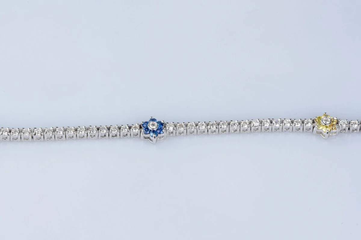 Bracelet en or blanc 18 carats - Image 6