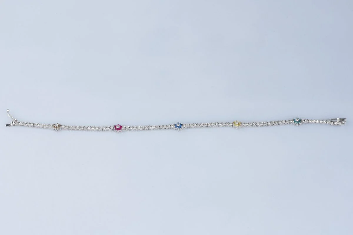 Bracelet en or blanc 18 carats - Image 9