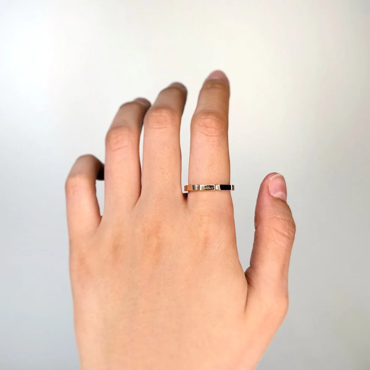 Bague Alliance CARTIER "Maillon Panthère" en or rose - Image 2