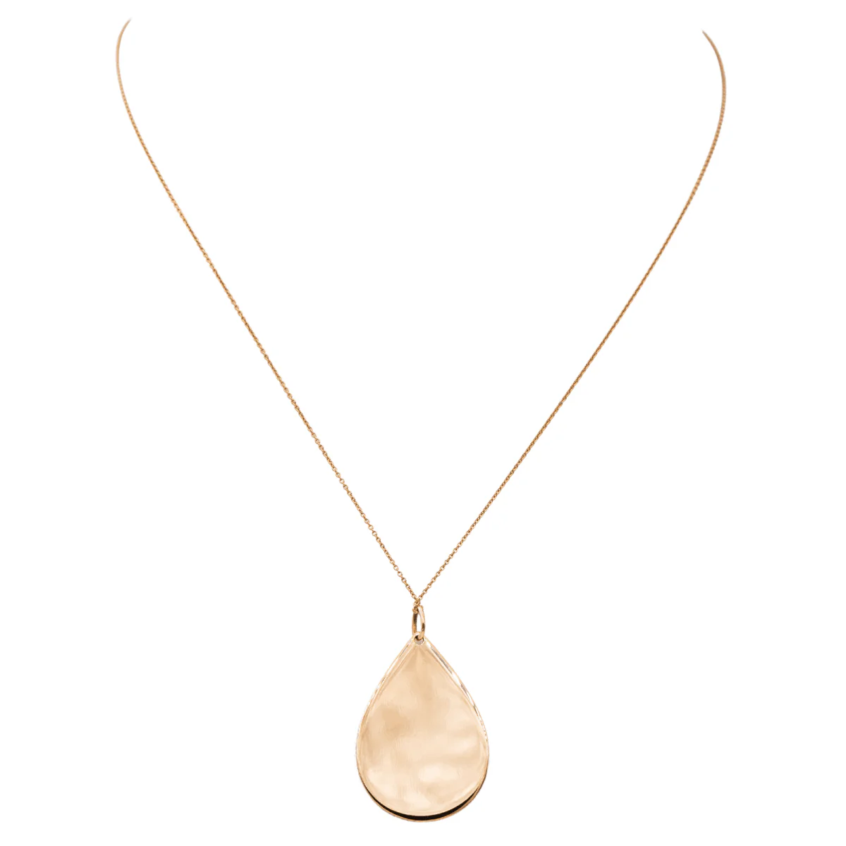 Collier Pendentif GINETTE NY "Bliss on chain" en or rose
