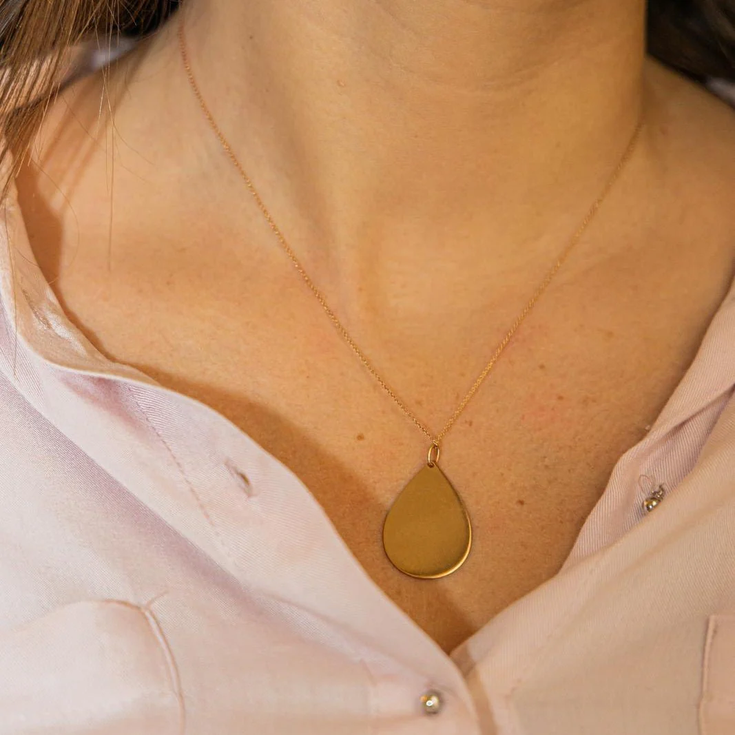 Collier Pendentif GINETTE NY "Bliss on chain" en or rose - Image 2