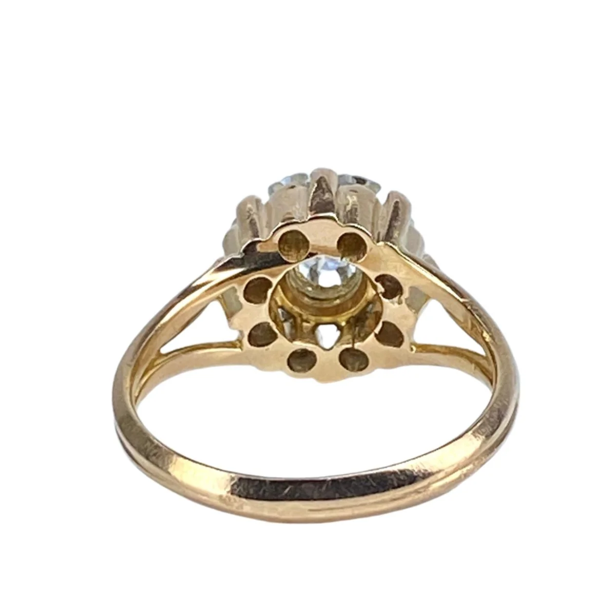 Bague marguerite en or 18 carats et diamants - Image 5