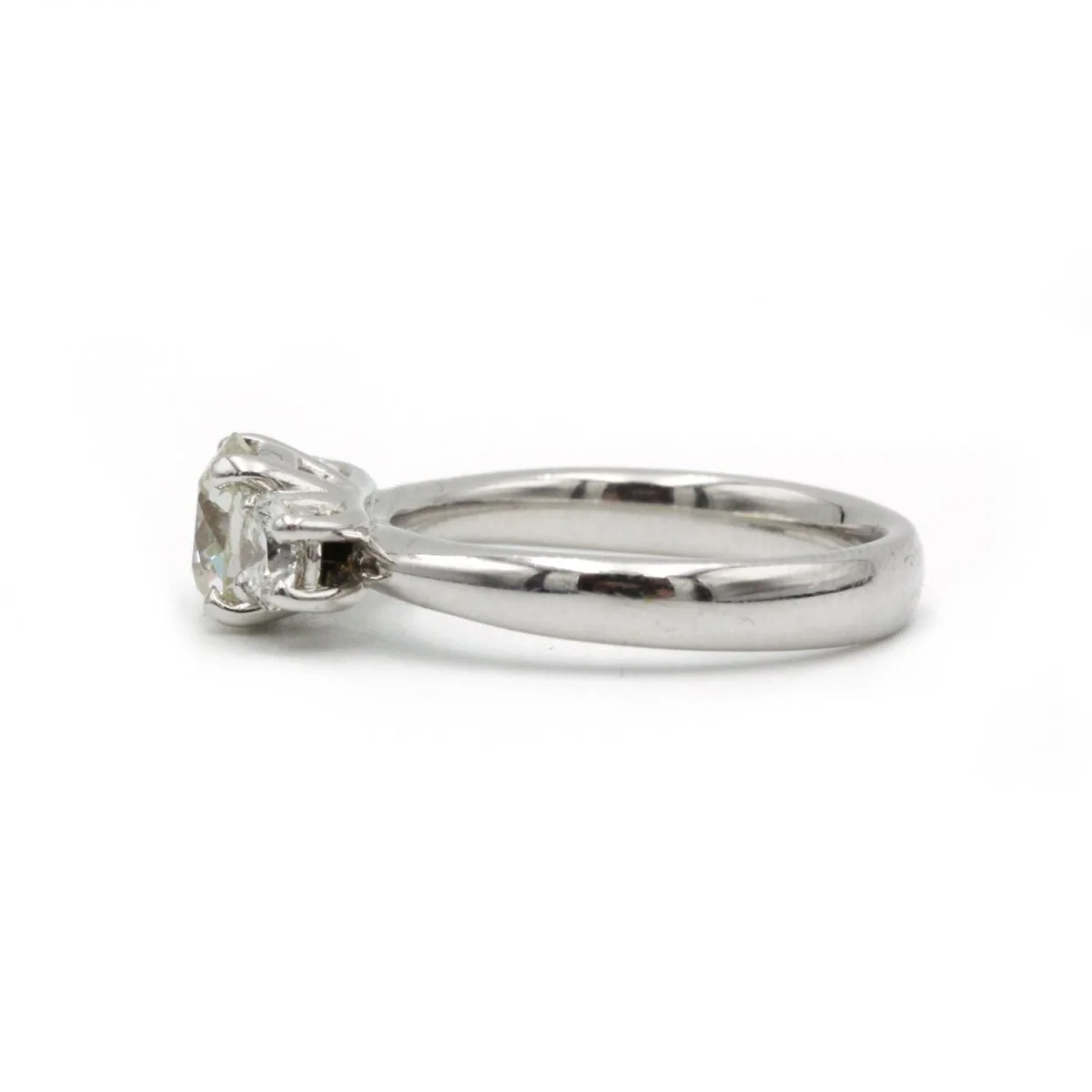 Bague Trilogie - Or blanc et diamants - Image 3