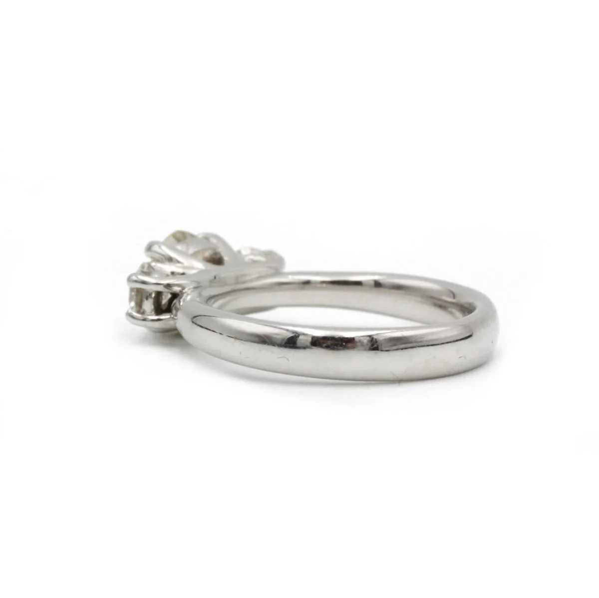 Bague Trilogie - Or blanc et diamants - Image 4