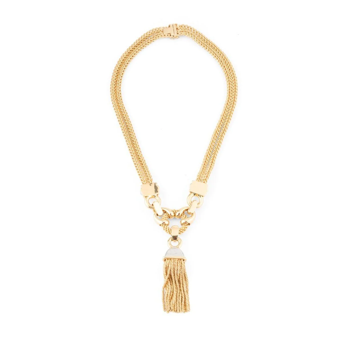 Collier Pompon en or jaune et diamants - Image 3