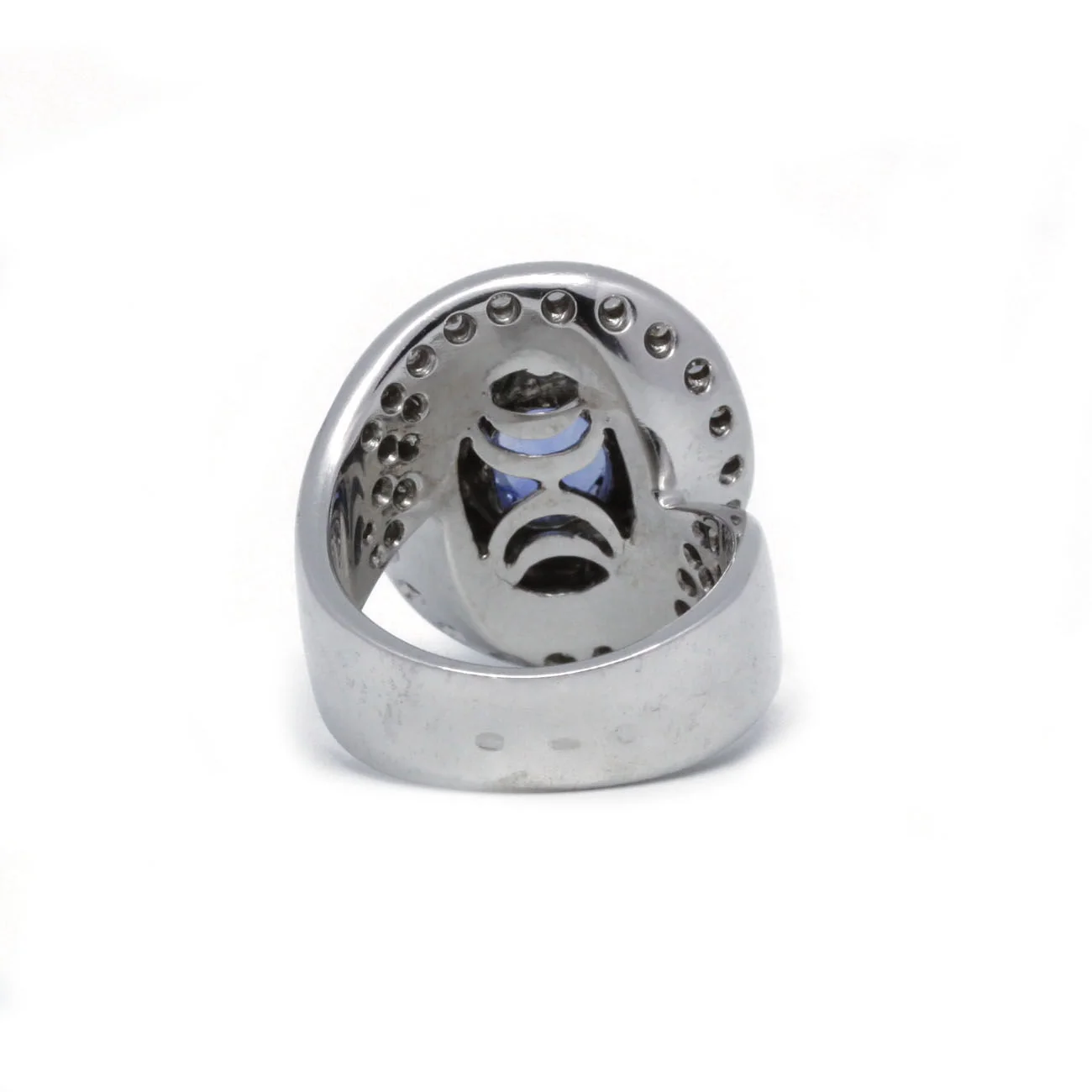 Bague - Or, Saphir Et Diamants - Image 3