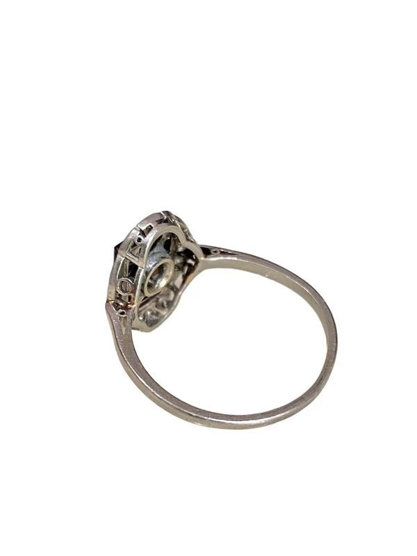 Bague Art Déco, en platine et diamants - Image 3