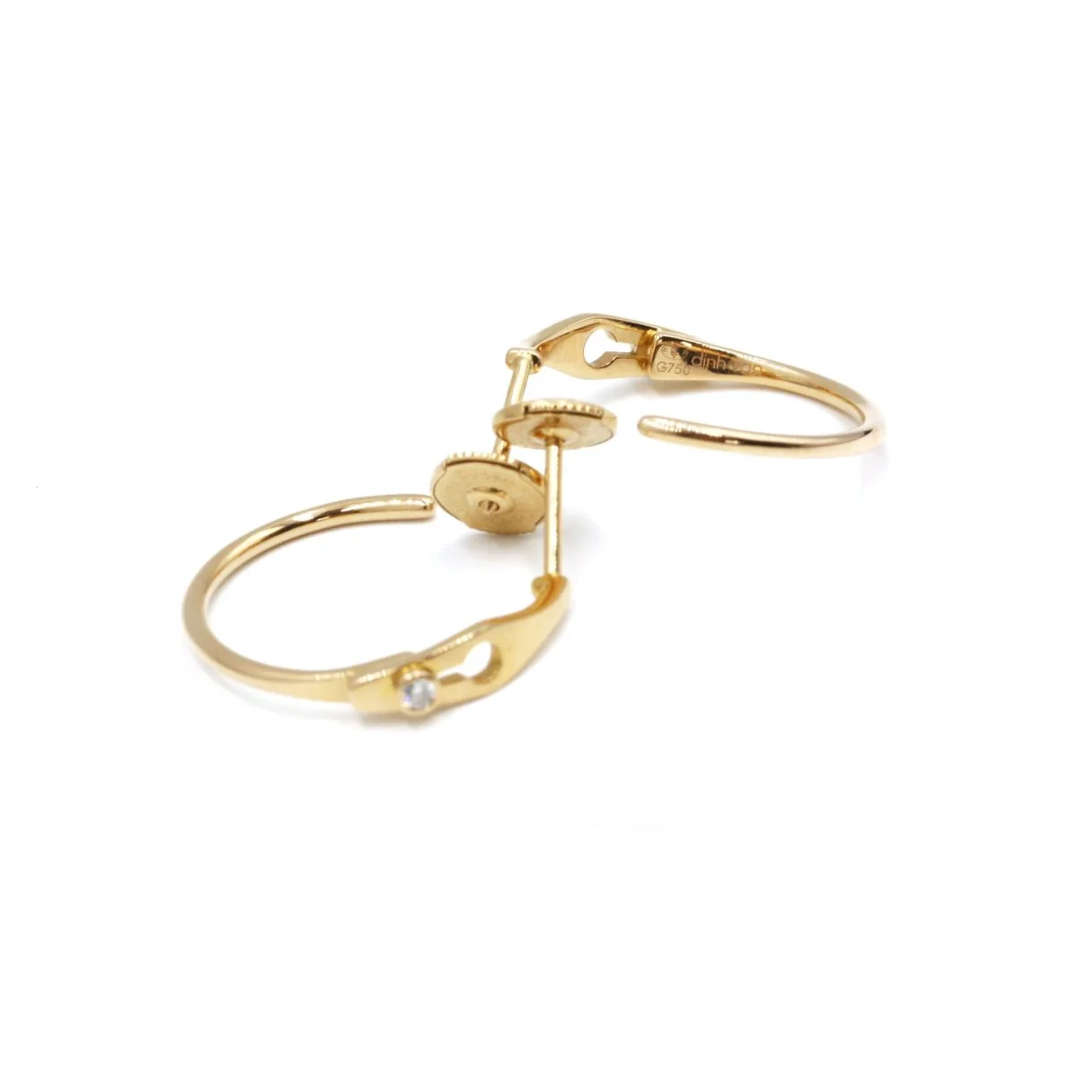 Boucles d'oreilles -"Serrure" - DINH VAN - Image 3