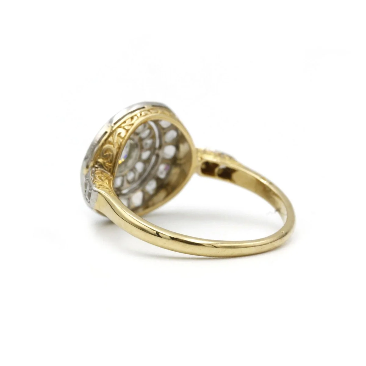 Bague en or jaune et diamants - Image 4