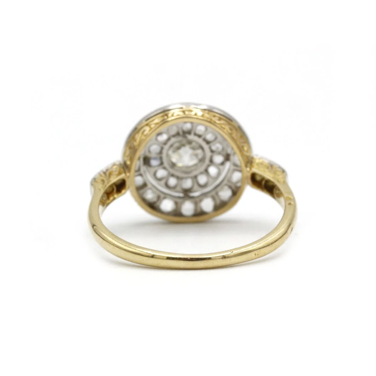 Bague en or jaune et diamants - Image 5