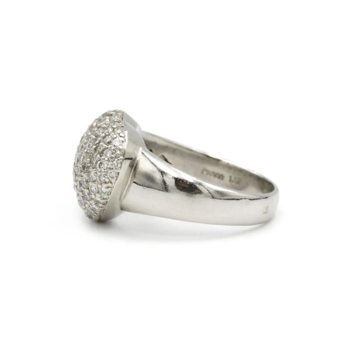 Bague - Platine et Diamants - Image 2