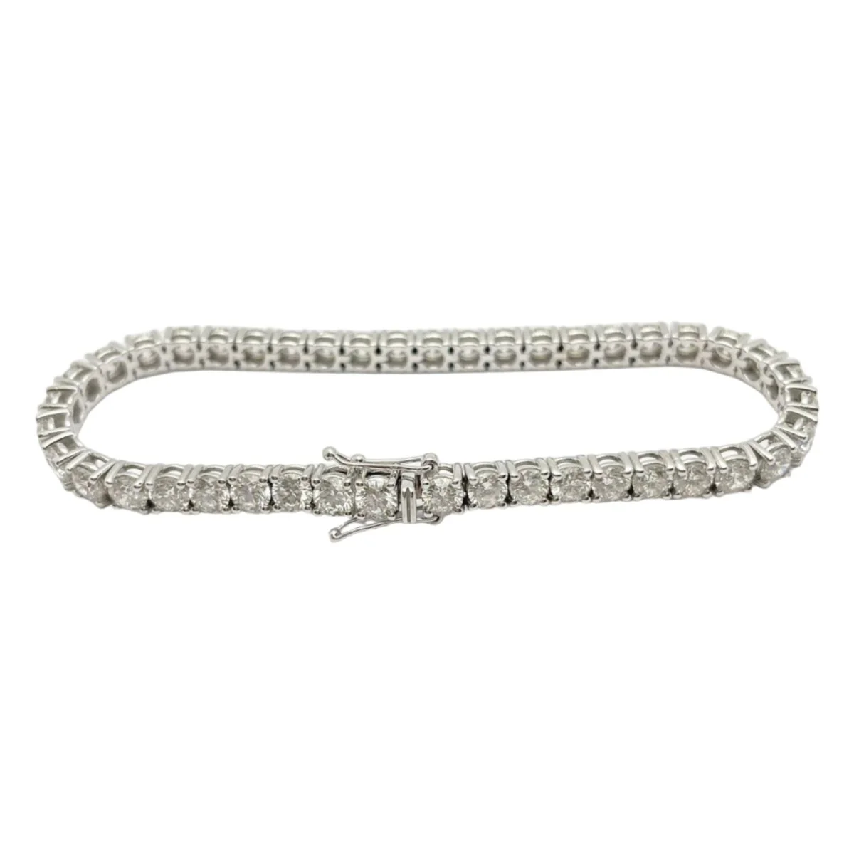 Bracelet Ligne en or blanc et diamants