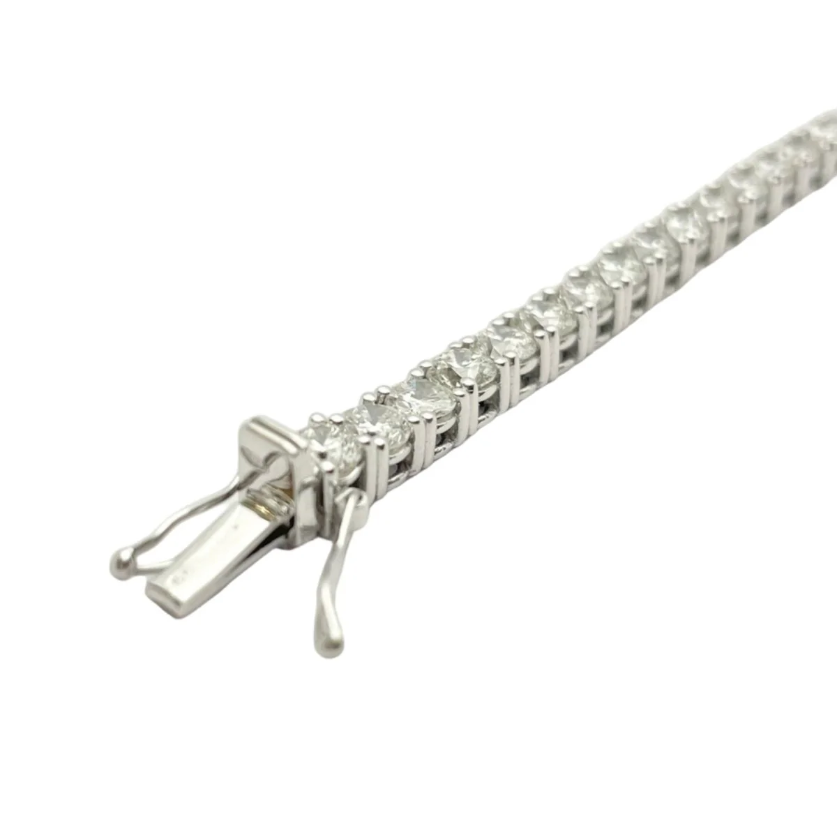 Bracelet Ligne en or blanc et diamants - Image 2