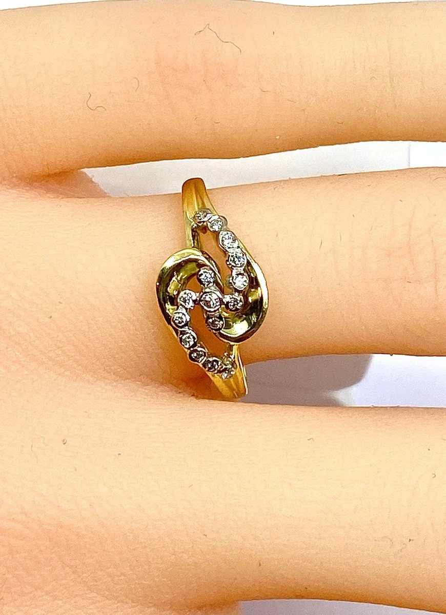 Bague en or et diamants - Image 2