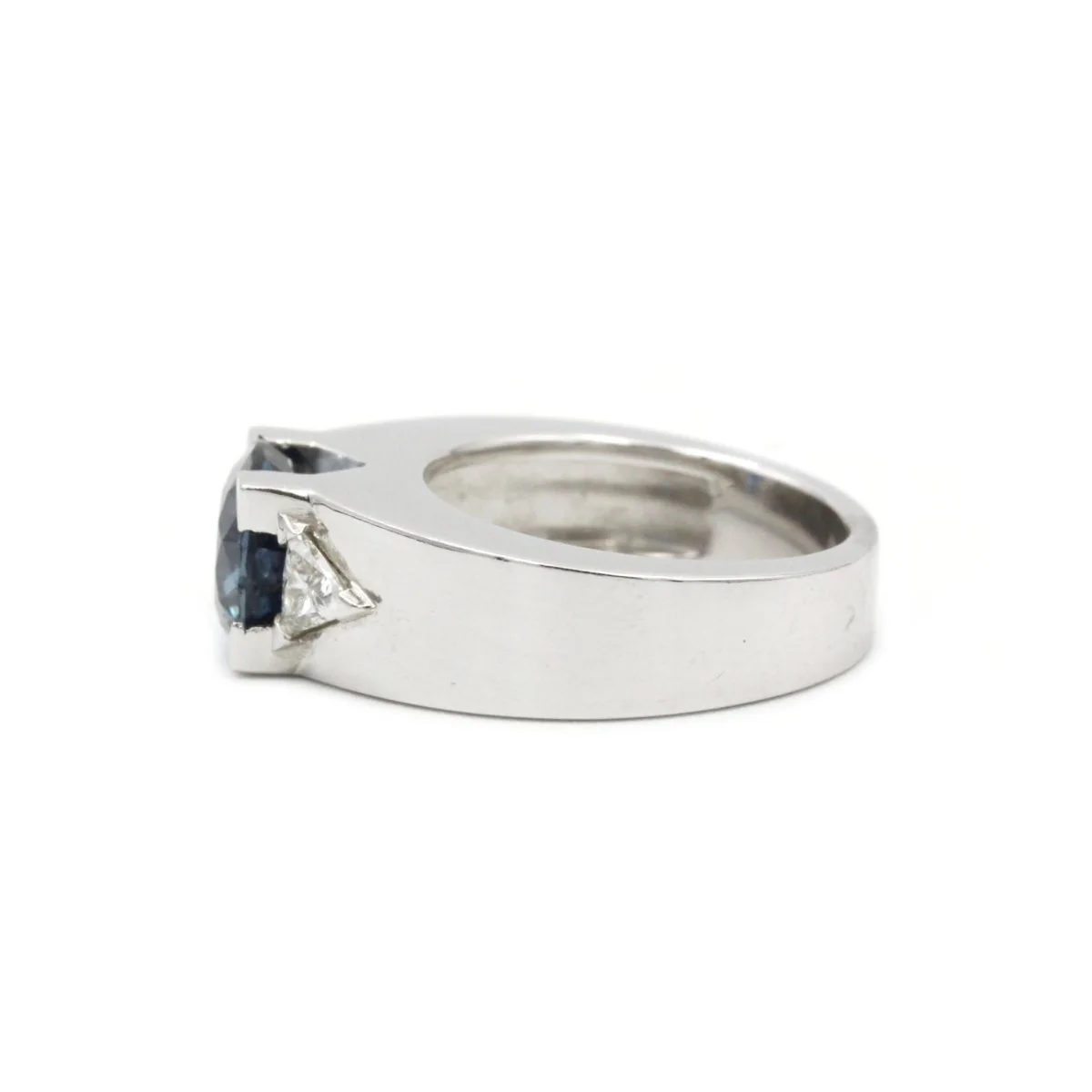 Bague - Or, Saphir & Diamants - Image 2