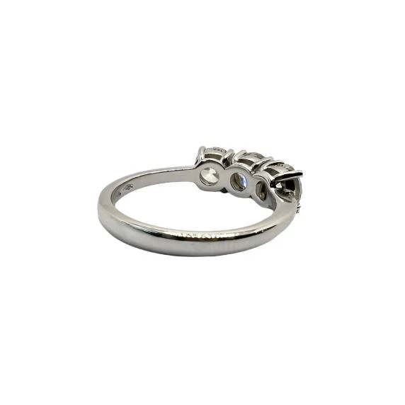 Bague Trilogie en or blanc et diamants - Image 5
