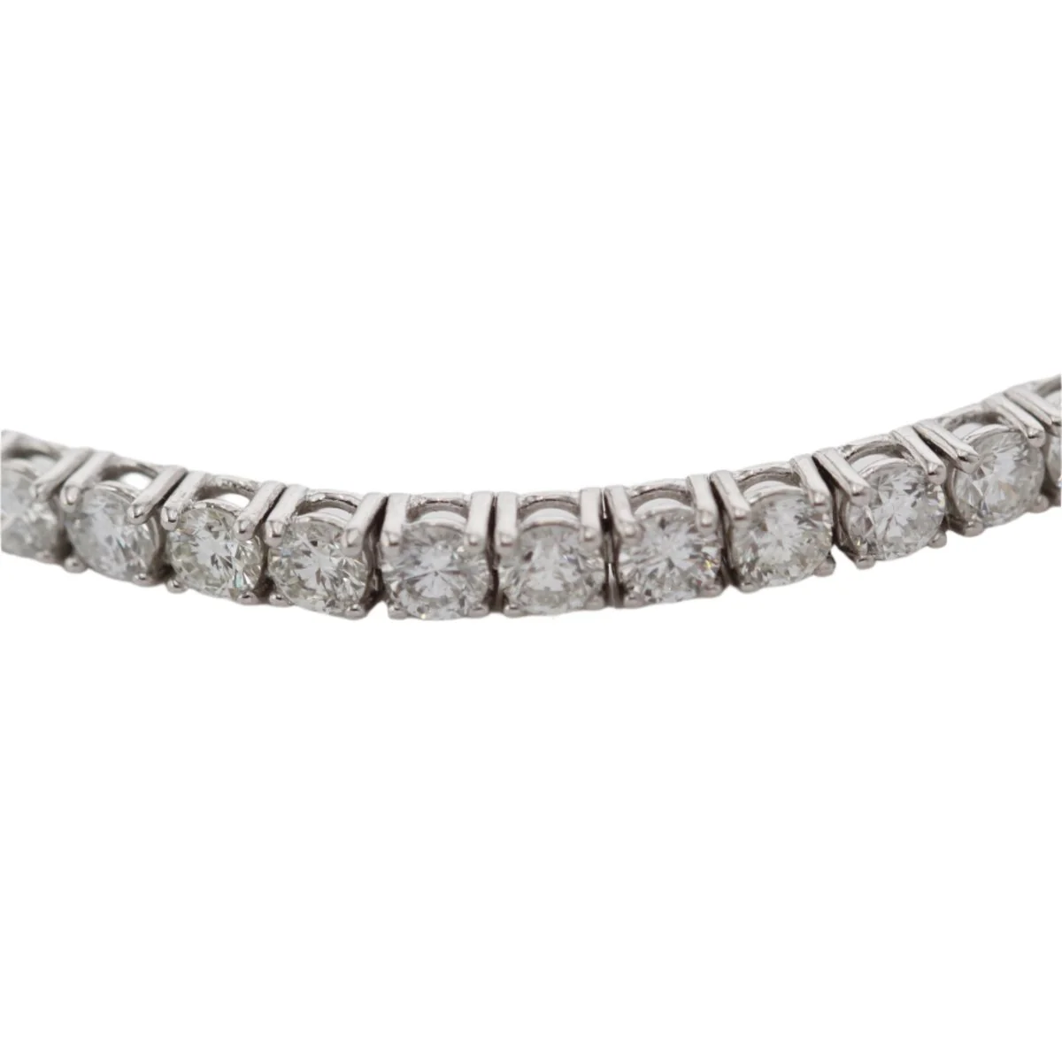 Bracelet RIVIERE en or blanc et diamants - Image 2