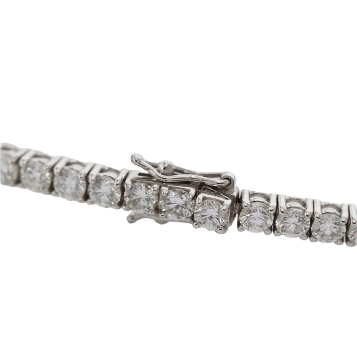 Bracelet RIVIERE en or blanc et diamants - Image 3