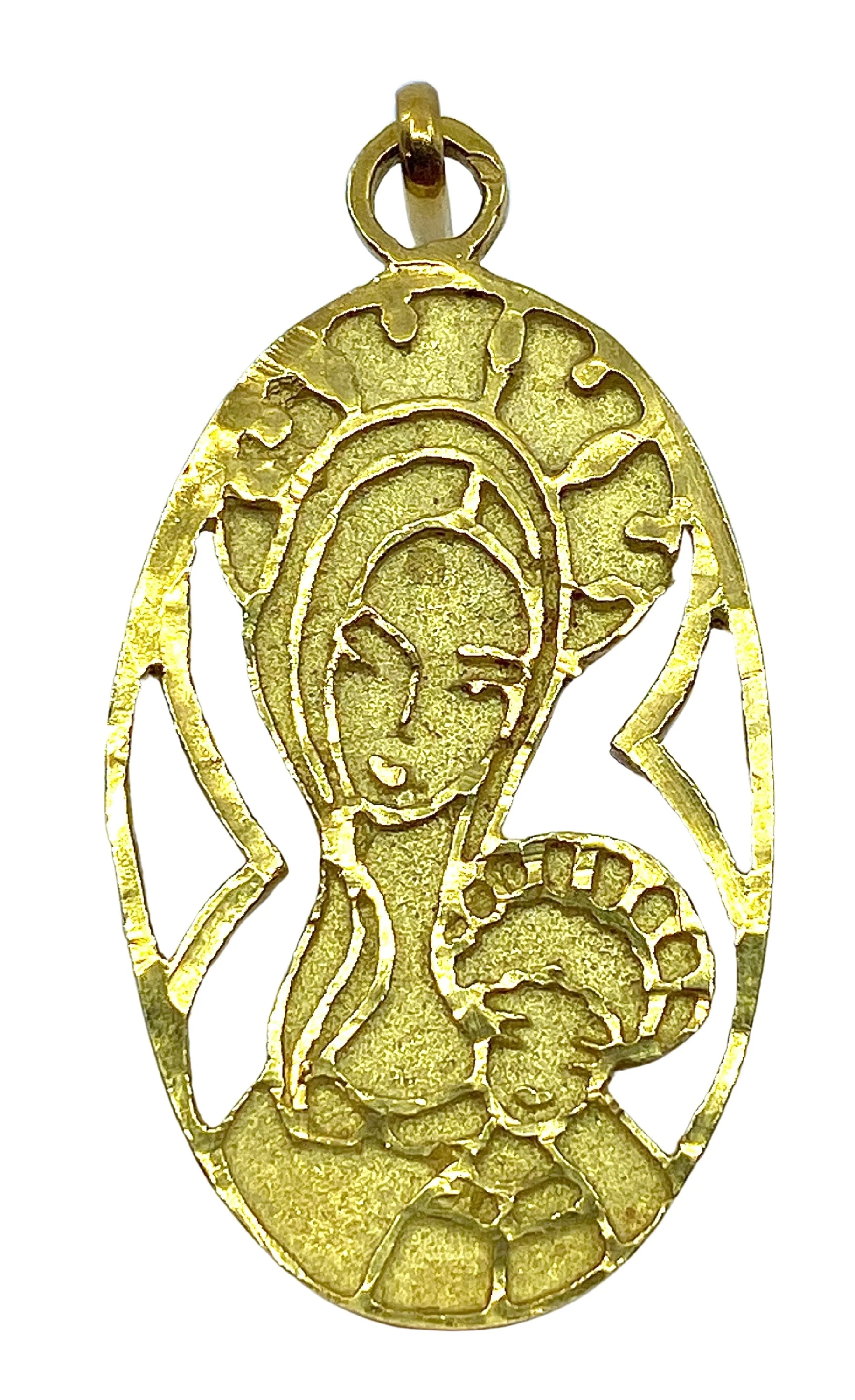 Médaille en or jaune