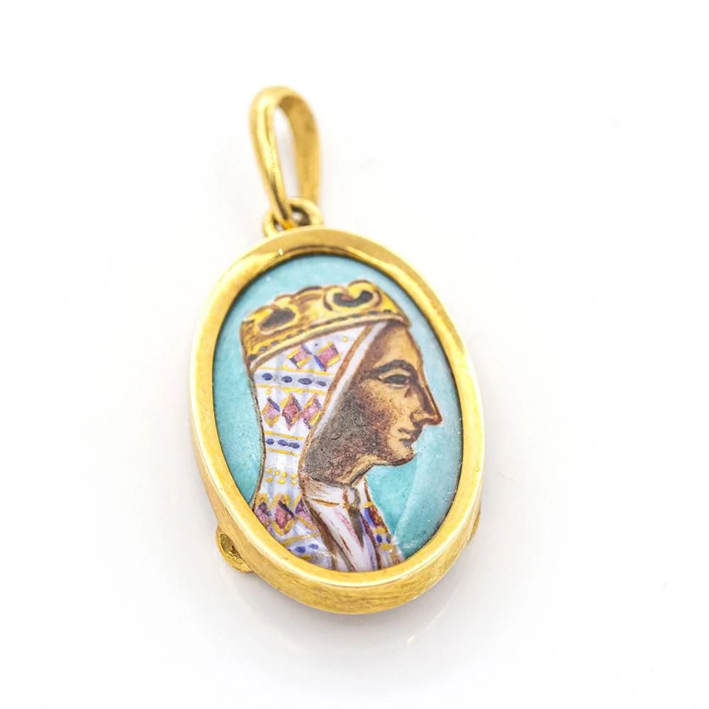 Médaille de Montserrat en or et émail d'occasion - Image 4