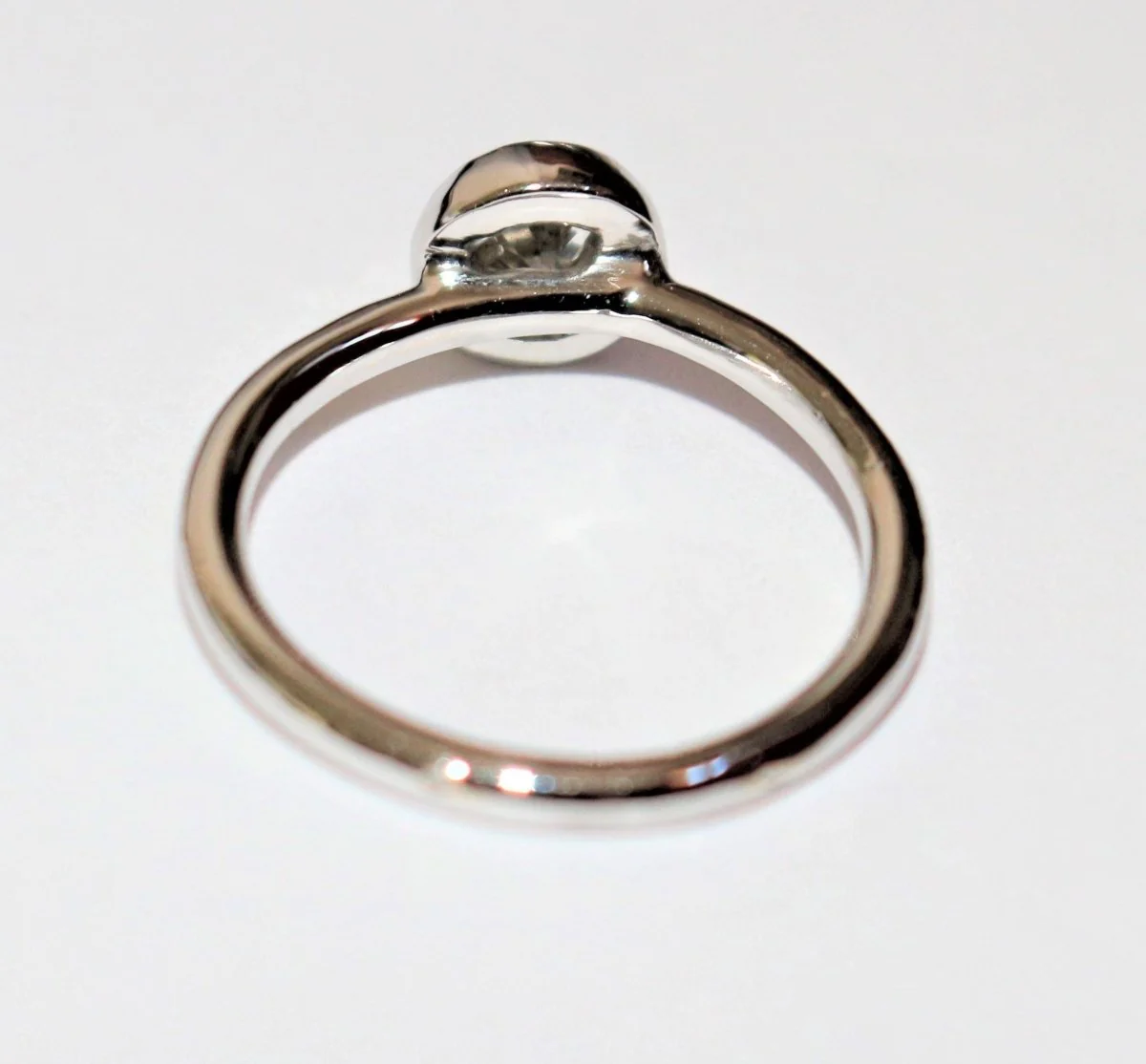 Bague Solitaire Avec Pli Certificat LFG - Image 8