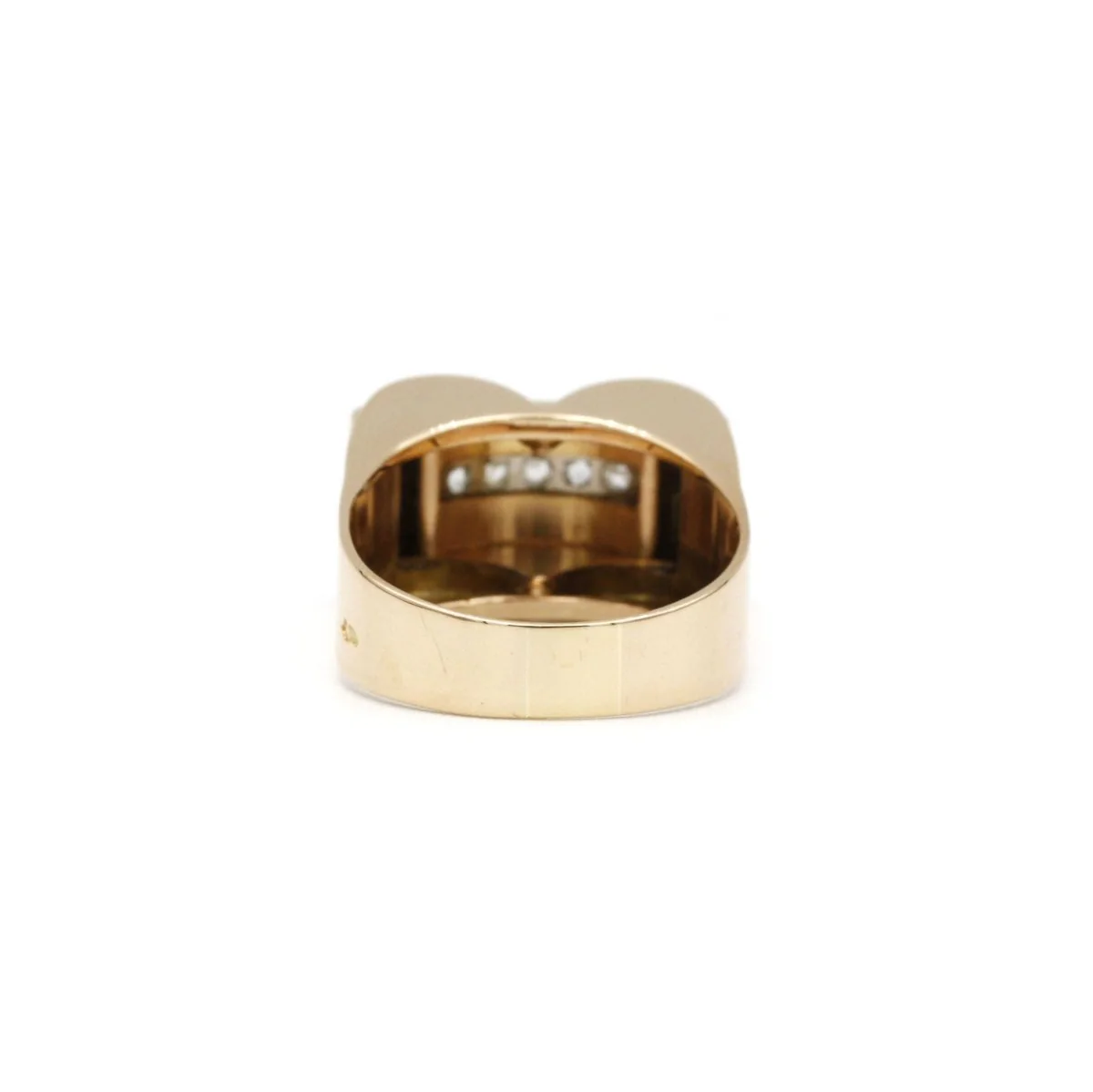 Bague TANK - Or, Platine & Diamants - Image 3
