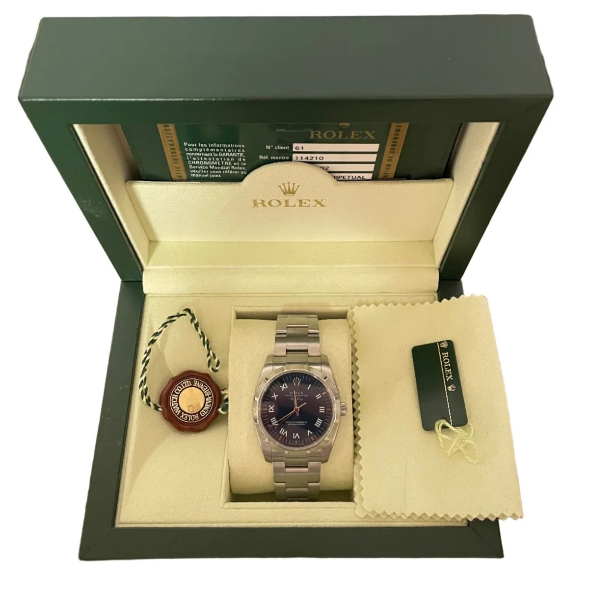 Montre ROLEX "Air King" en acier - Image 3