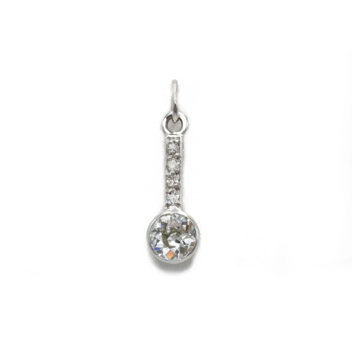 Pendentif - Or, Platine & Diamants