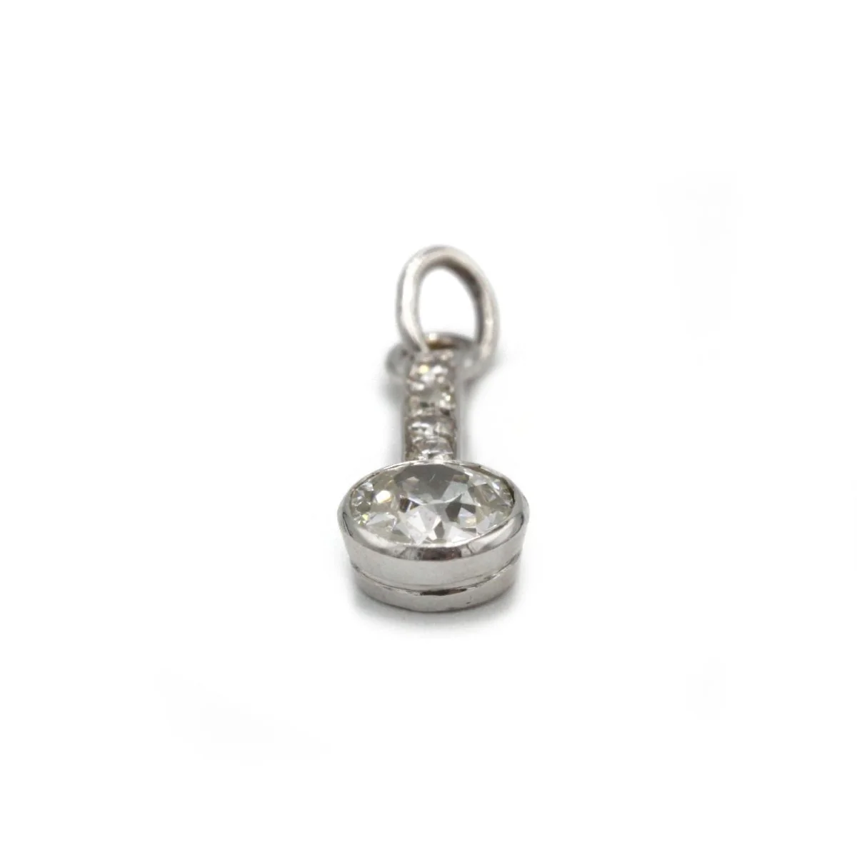 Pendentif - Or, Platine & Diamants - Image 3