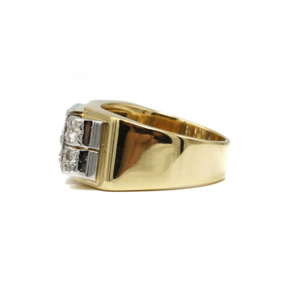 Bague - Or, Platine et diamants - Image 2