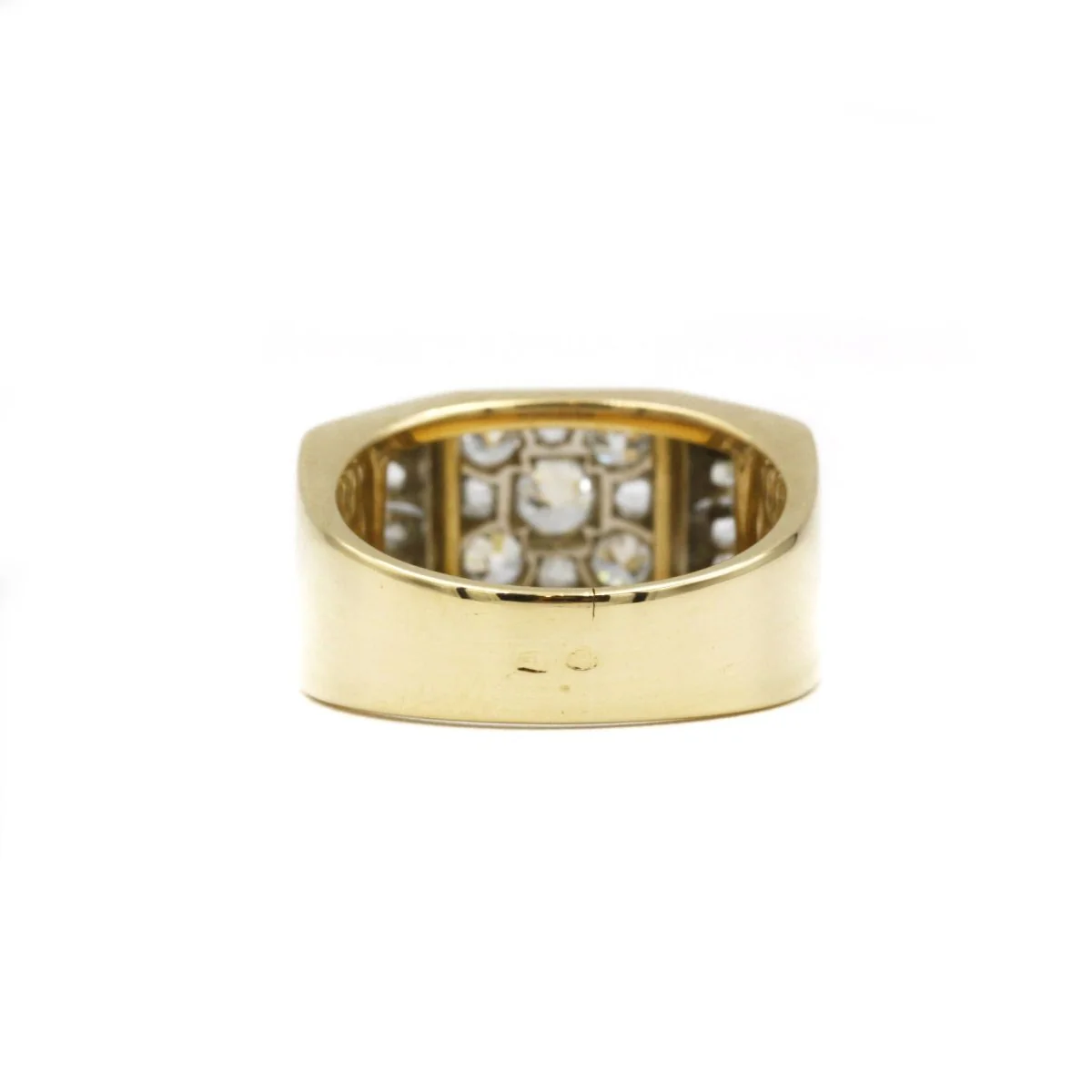 Bague - Or, Platine et diamants - Image 3