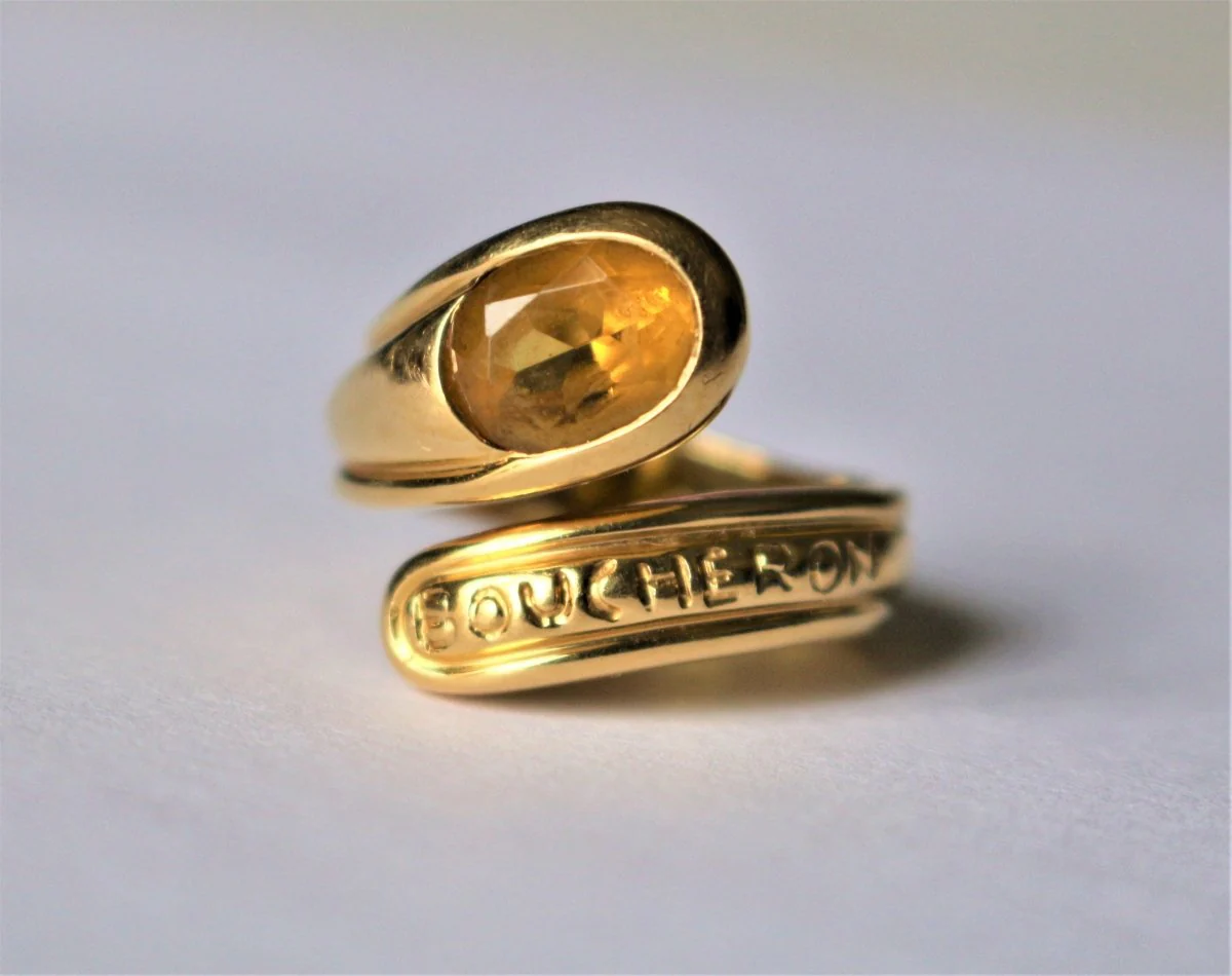 BOUCHERON, bague serpent citrine - Image 5