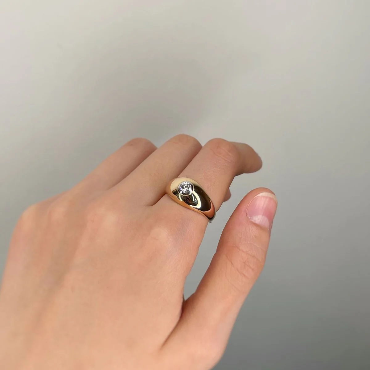 Bague - Or Et Diamant - Image 5