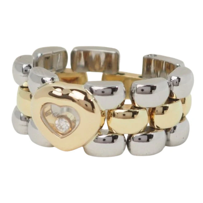 Bague Chopard Happy Diamonds en or jaune et diamant - Image 5