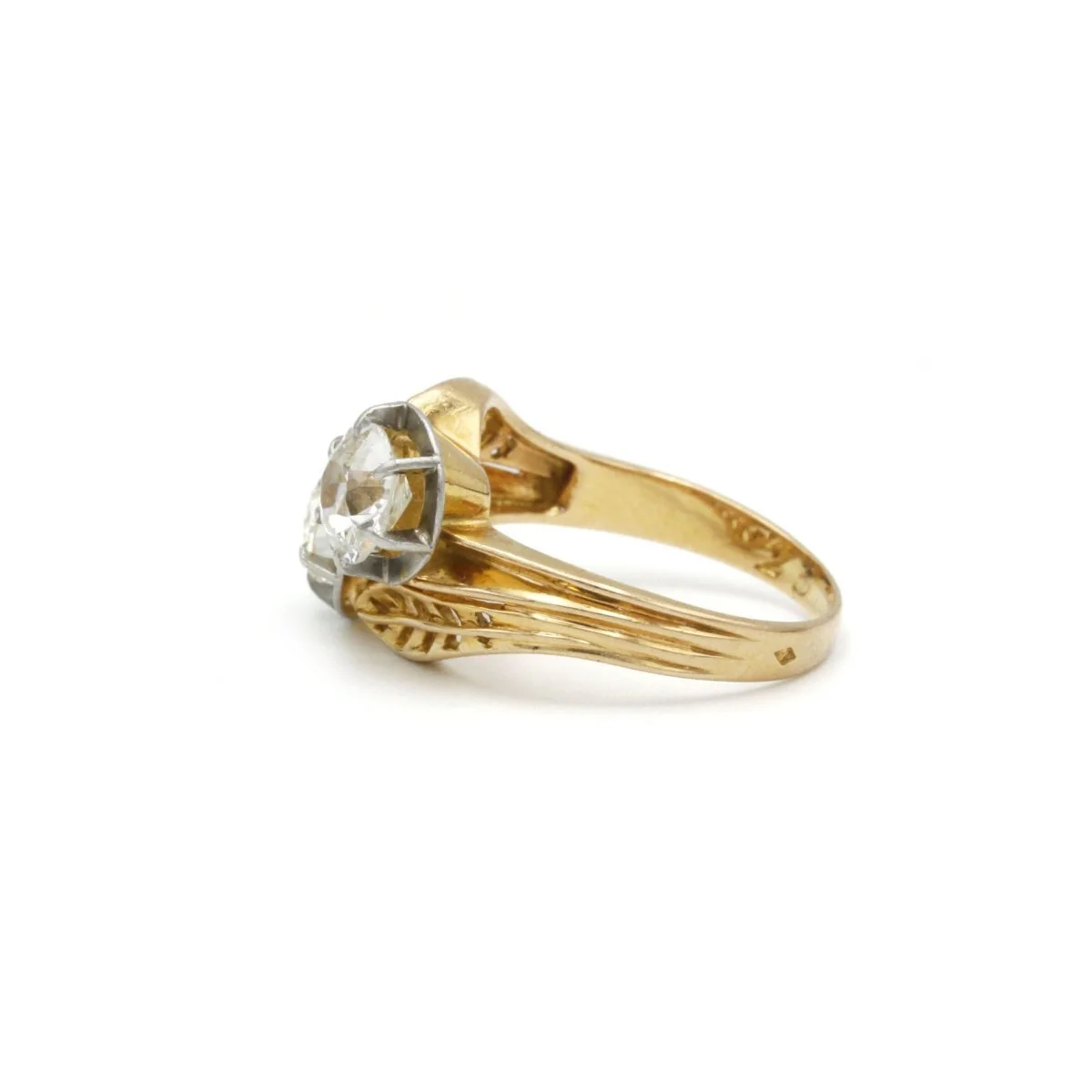 Bague - Or, Platine & diamants - Image 2