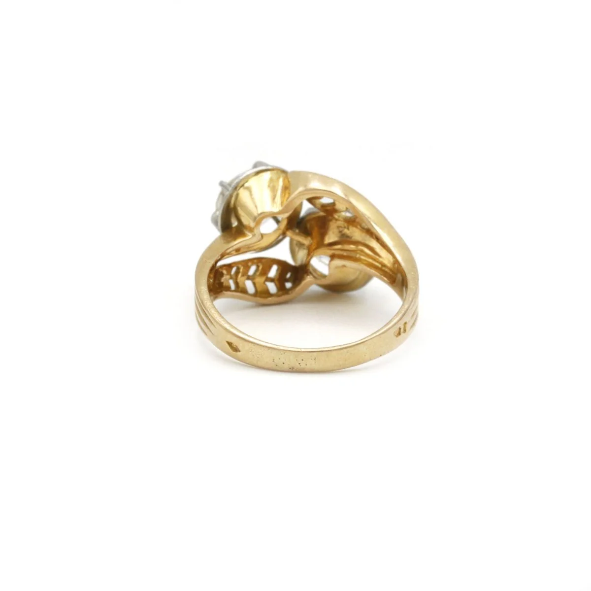 Bague - Or, Platine & diamants - Image 3