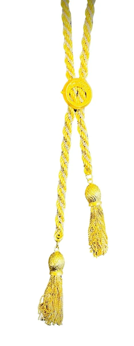 Sautoir maille corde en or jaune - Image 2
