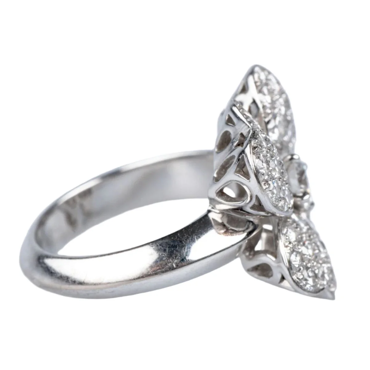 Bague VAN CLEEF & ARPELS "Cosmos" en or blanc et diamants - Image 3