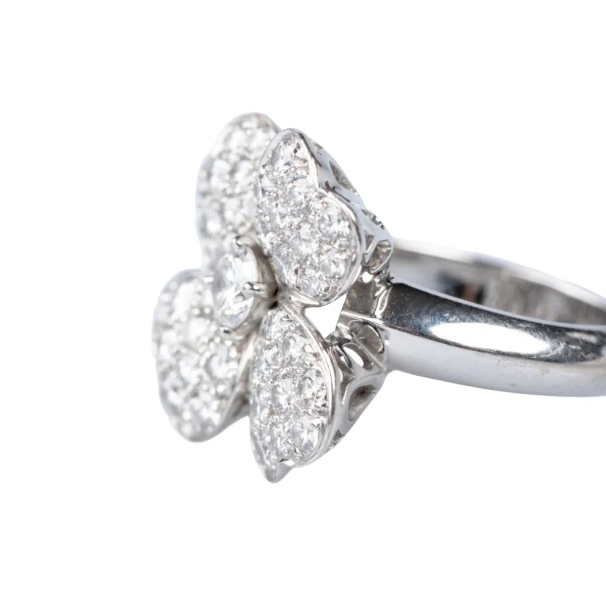 Bague VAN CLEEF & ARPELS "Cosmos" en or blanc et diamants - Image 7