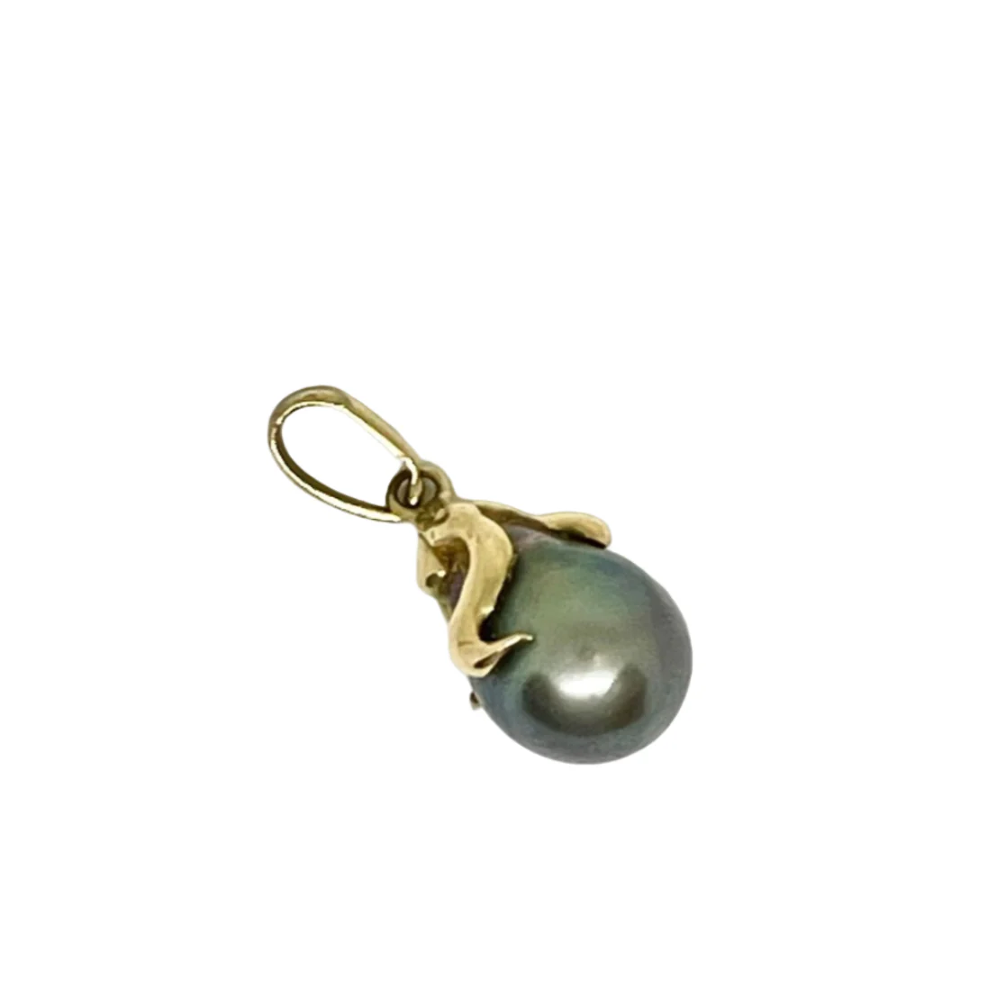 Pendentif en or jaune et perle