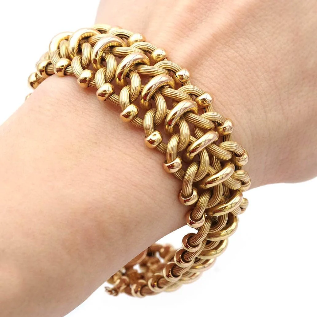 Bracelet Maille en or jaune - Image 3