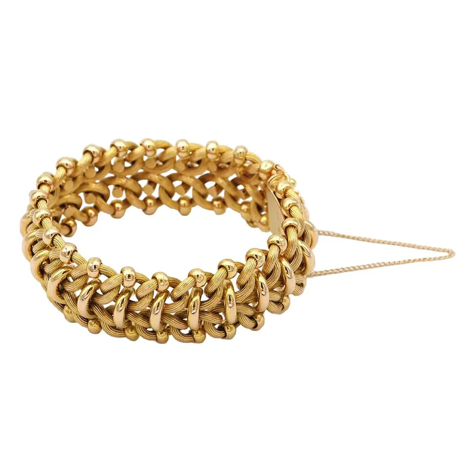 Bracelet Maille en or jaune - Image 4